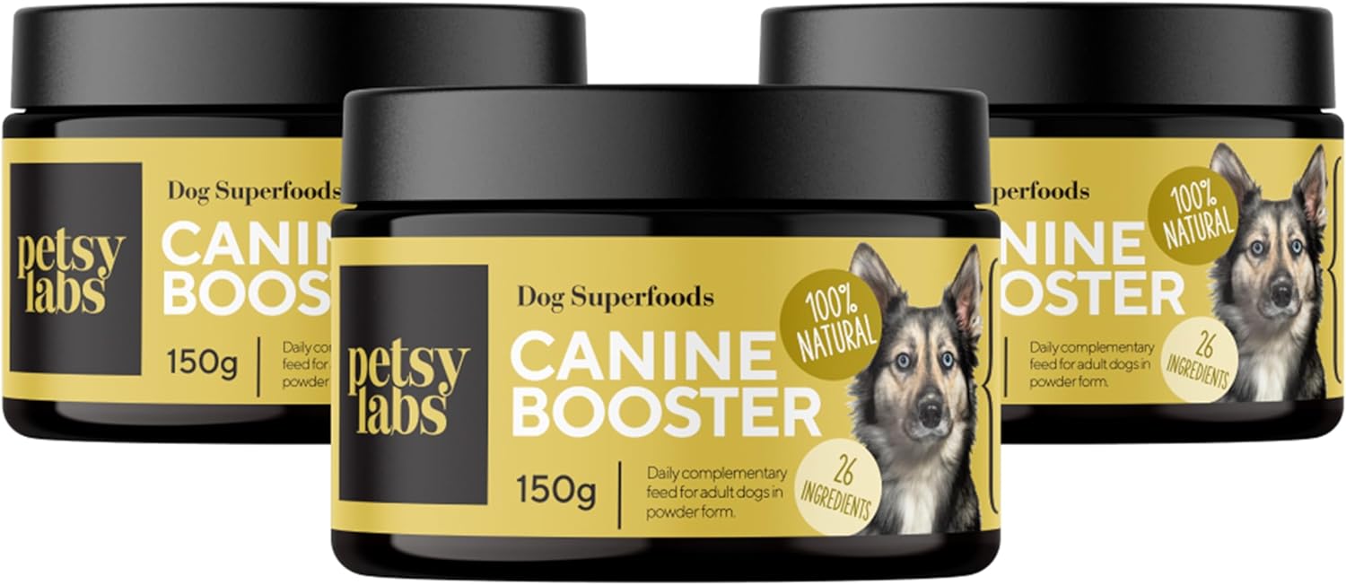 Canine Booster Pulver mit Gruenlippmuschel-Extrakt und 26 Wirkstoffen