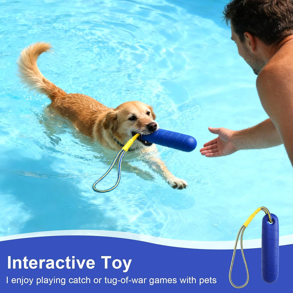 DUTIFUL Hundespielzeug Schwimmspielzeug mit Nylonseil fuer mittelgrosse und grosse