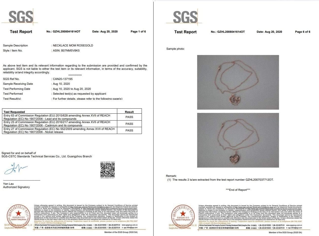 Halskette Muttertag Herz Anhaenger Diamant verschiedene Farben Geschenk fuer Mama