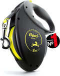 flexi Giant L 8 m Gurt Hundeleine bis 50 kg schwarz/neon-gelb 15.2x20.8 cm