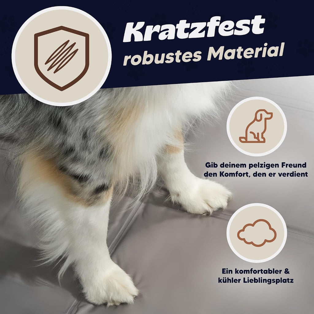NALA Kuehlmatte fuer Hunde 65cm-81cm selbstkuehlend fuer Zuhause Auto Unterwegs