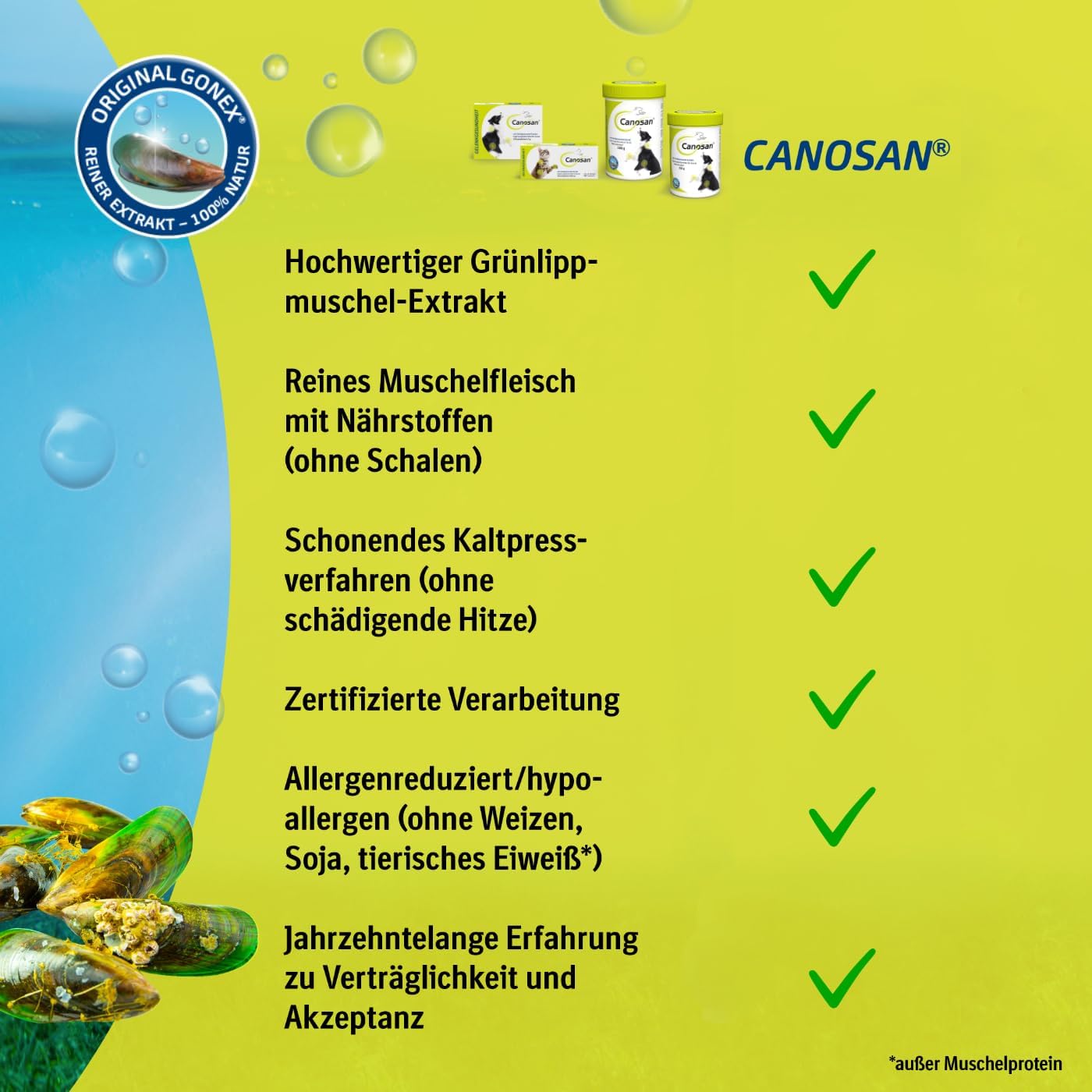 Canosan Kautabletten 30 Stk Grünlippmuschel Katzen Gelenkgesundheit
