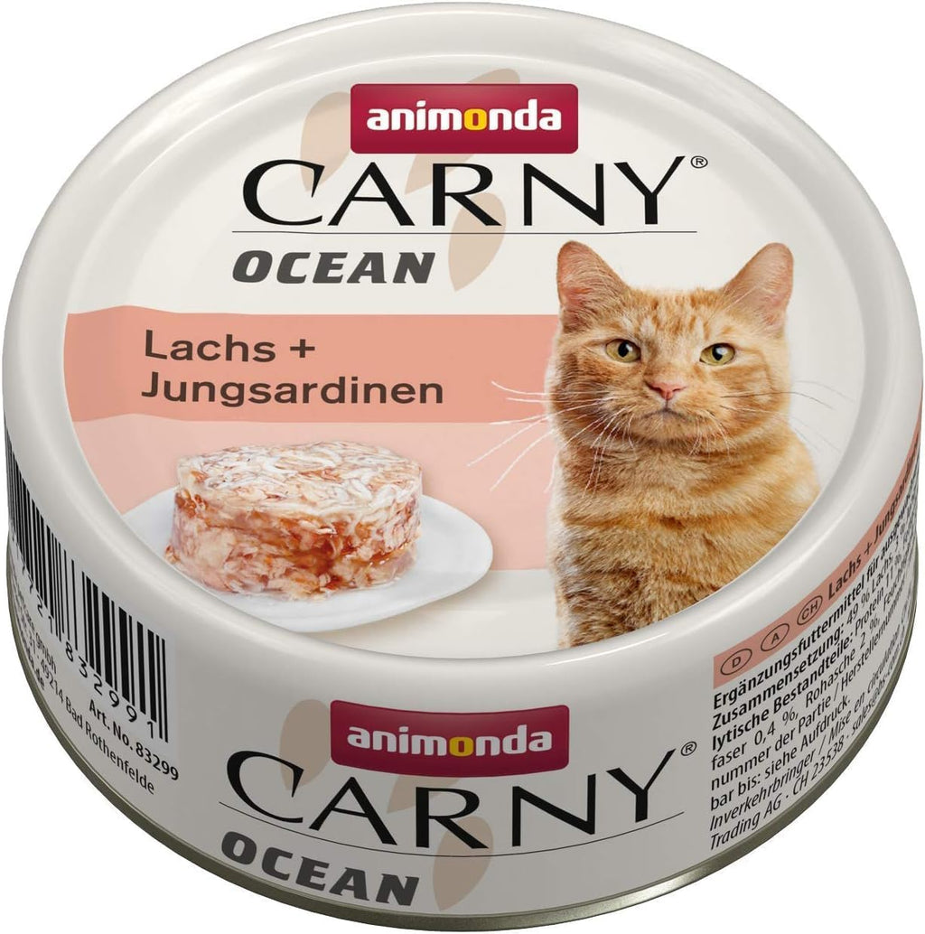 animonda Carny Adult Ocean Katzen Nassfutter 12x80g Meeresvielfalt