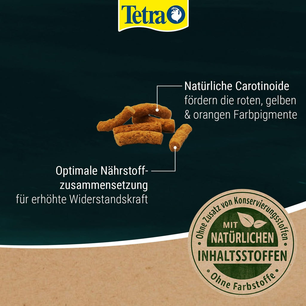 Tetra Pond Colour Sticks Fischfutter Beutel fuer bunte Teichfische