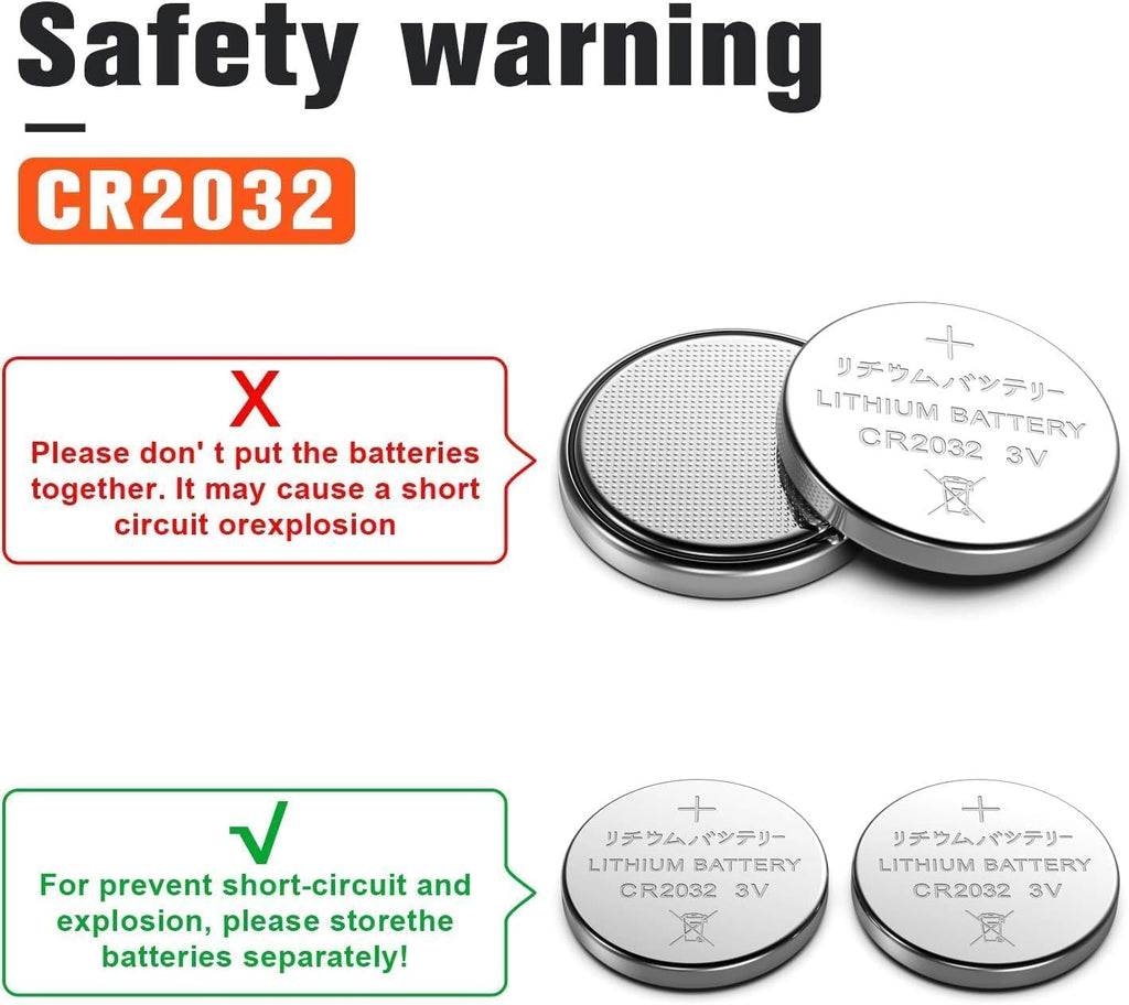 Gutalkali CR2032 20er Pack 3V Lithium Knopfzellen CR 2032