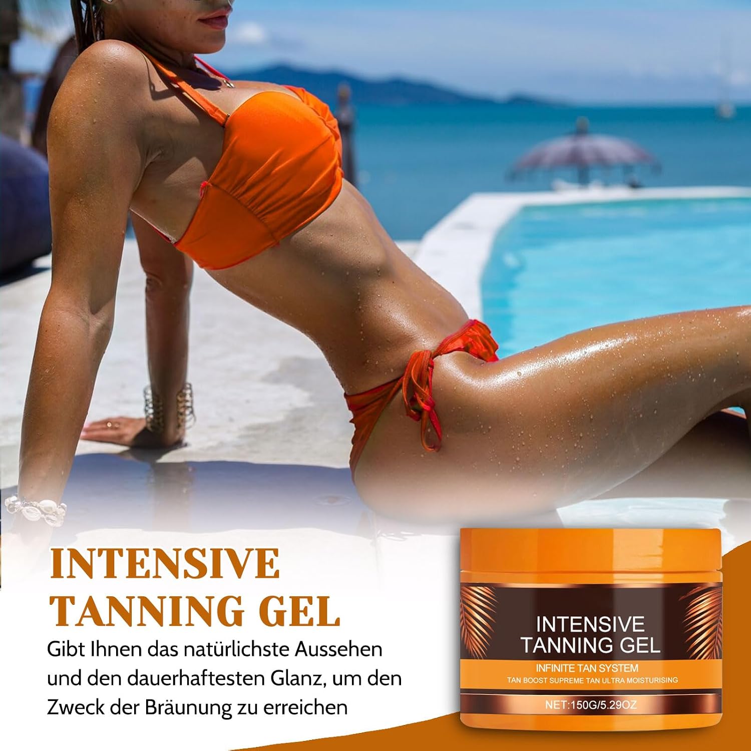Shefave Intensiv Braeunungsgel Karottenoel Selbstbraeuner 150g