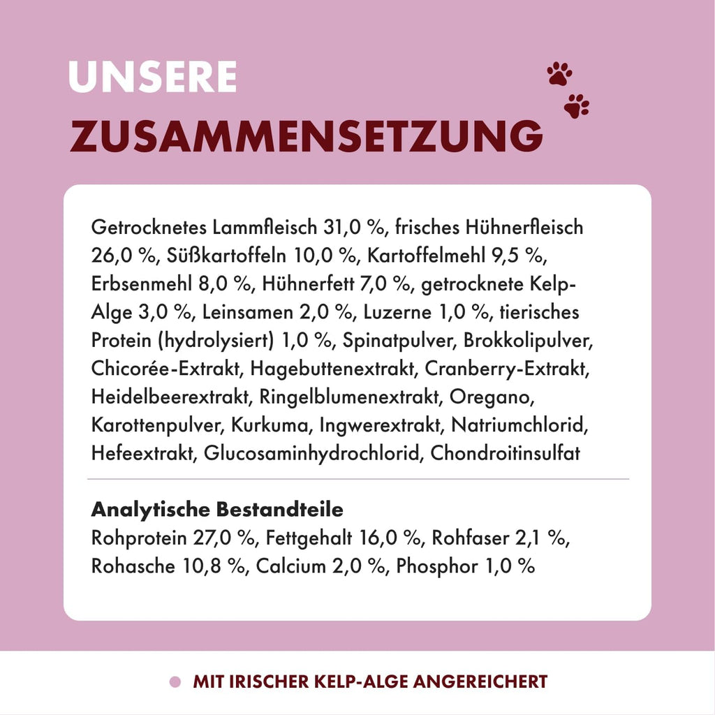 Irish Pure Trockenfutter Adult Weiderind & Freiland-Huhn
