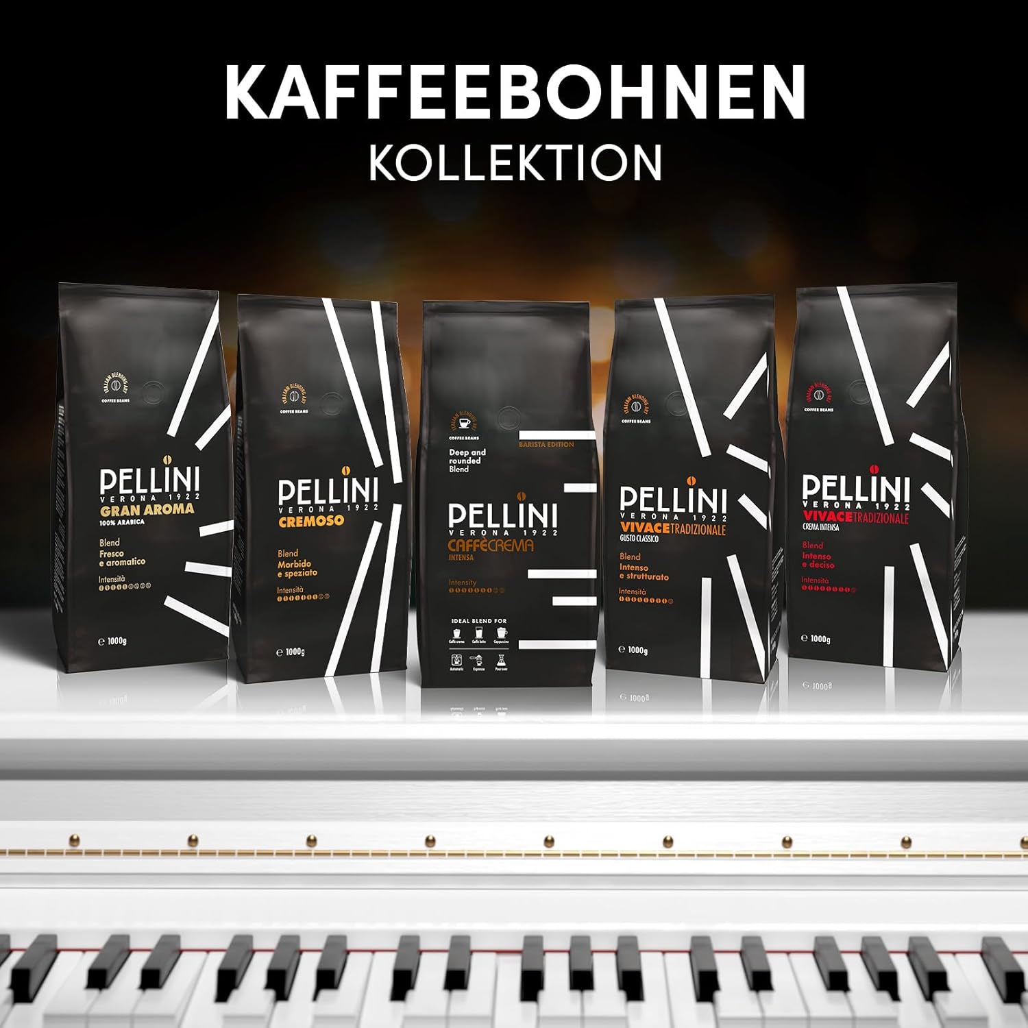 Pellini N.82 Vivace Espresso Kaffeebohnen Arabica Robusta Mischung