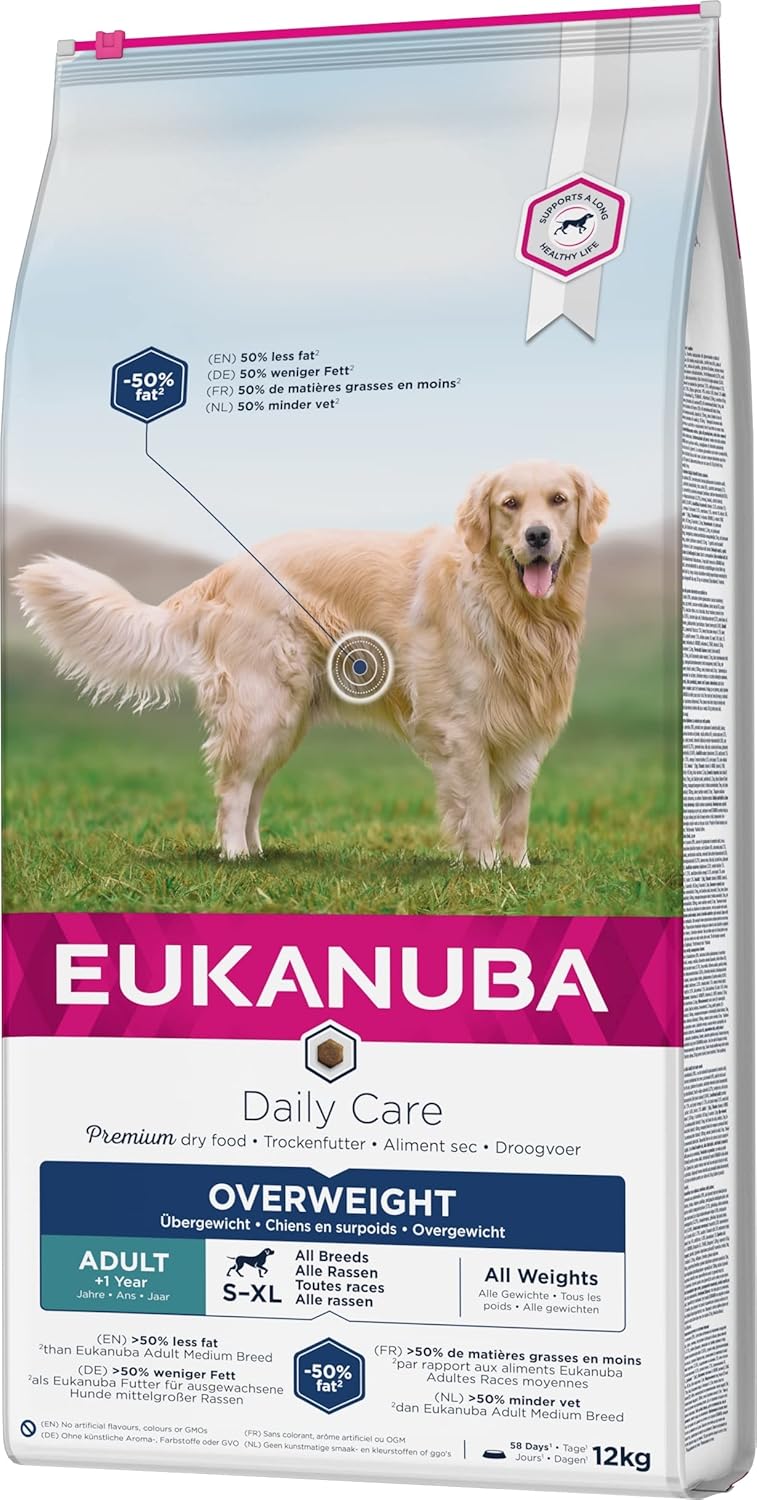 Eukanuba Daily Care Overweight Sterilised Trockenfutter Hund fettarm