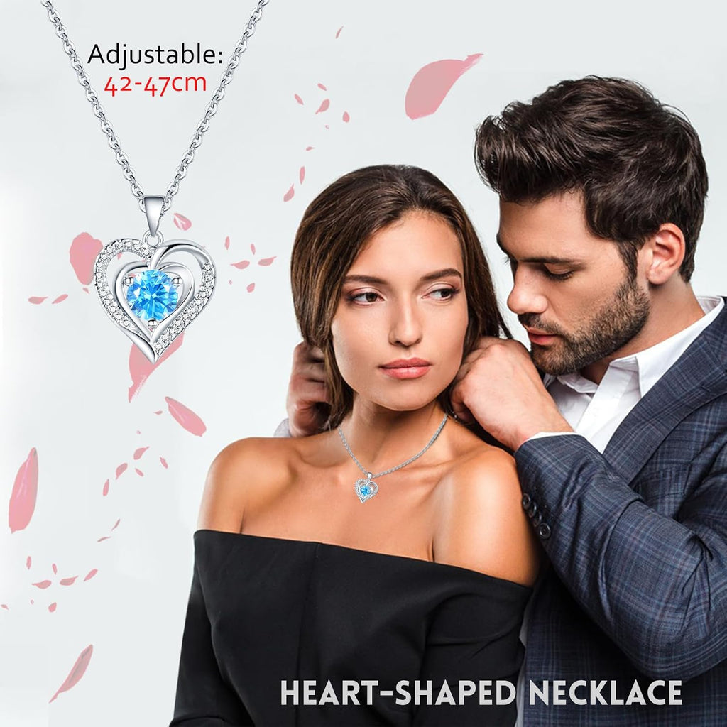Ewige Rose Baer Geschenkbox mit Halskette Valentinstag Geburtstag Frauen