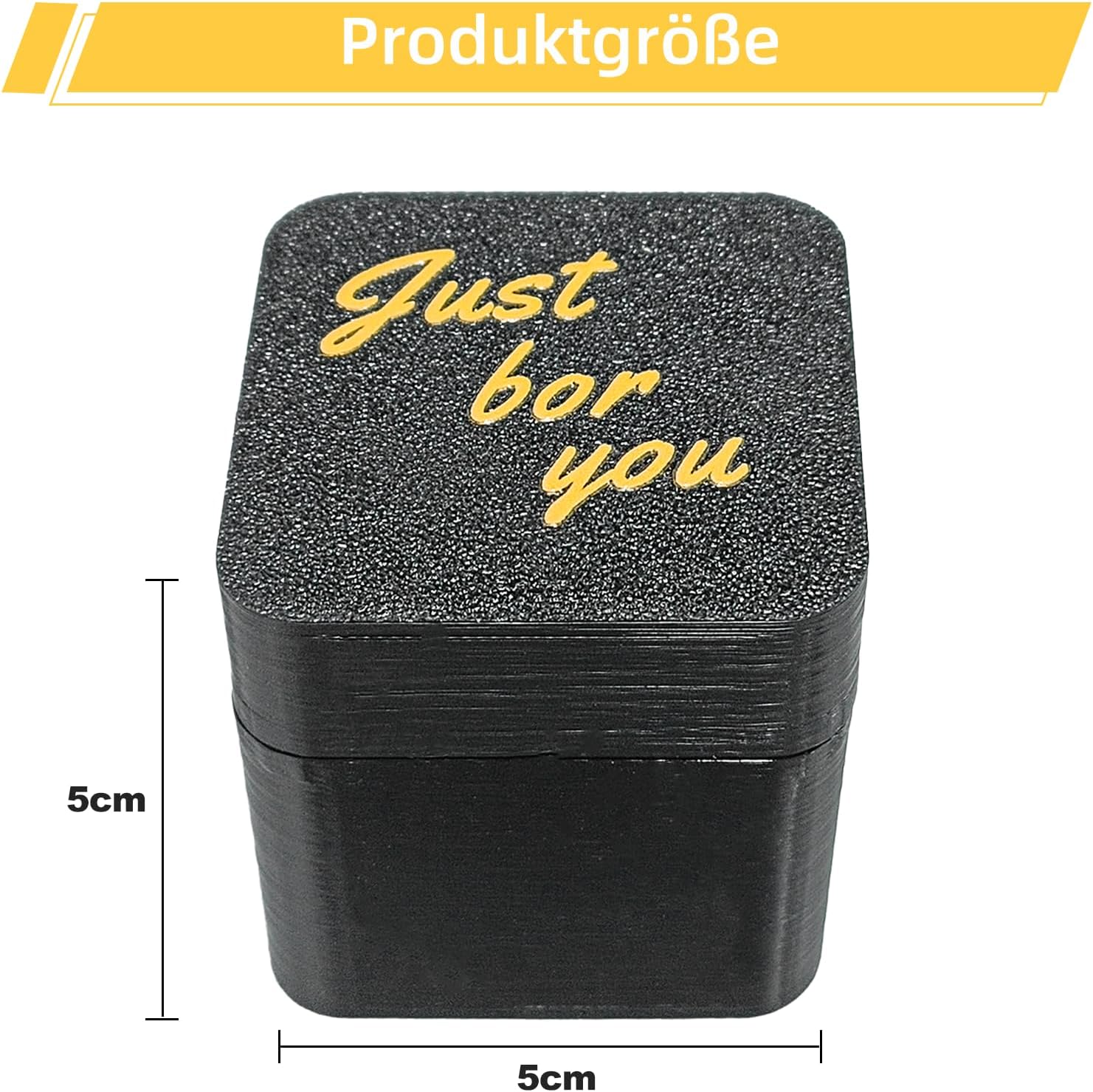Gartenzwerg mit Mittelfinger Geschenk Prank lustiges Ueberraschungsbox