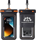 Wasserdichte Handyhuelle IPX8 bis 7,5 Zoll, doppelt wandig, hohe Auftriebskraft