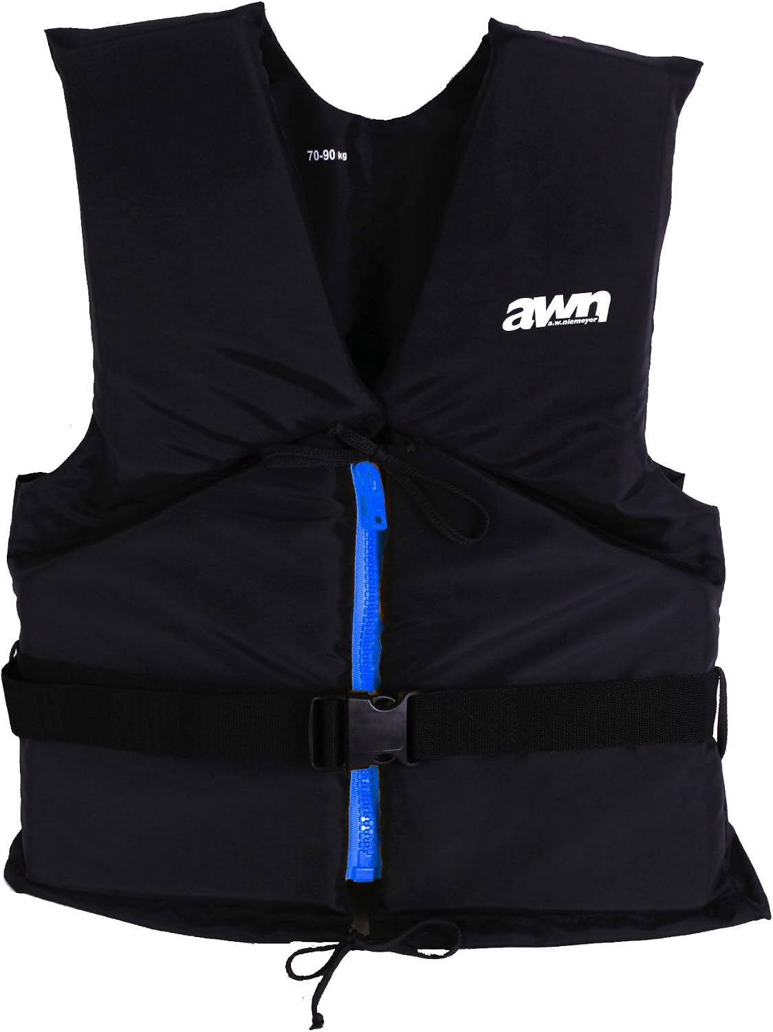 AWN Black Edition Regattaweste Schwimmhilfe Feststoffweste 50 N 50-70 kg