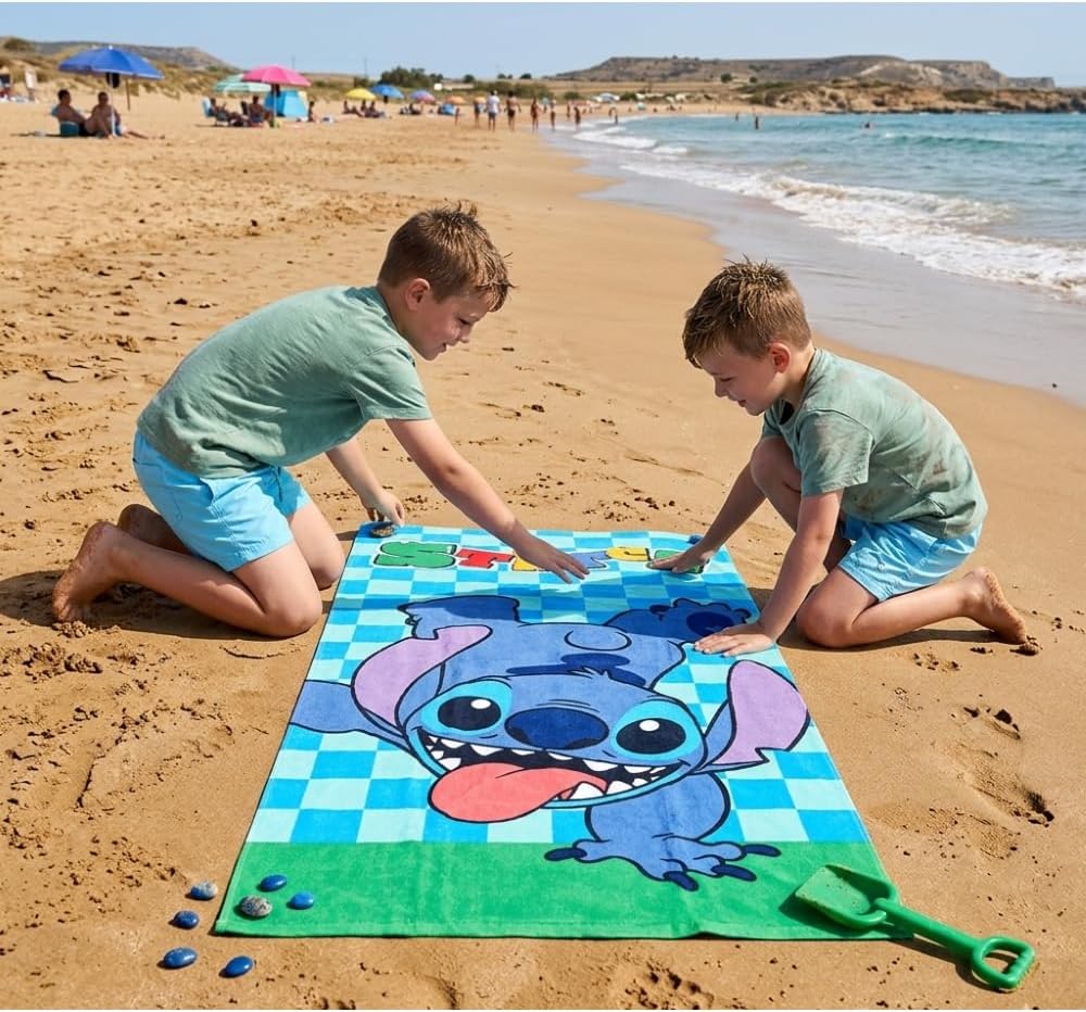 Disney Die Eiskoenigin Strandtuch 70x140 cm Mikrofaser mit Elsa und Anna