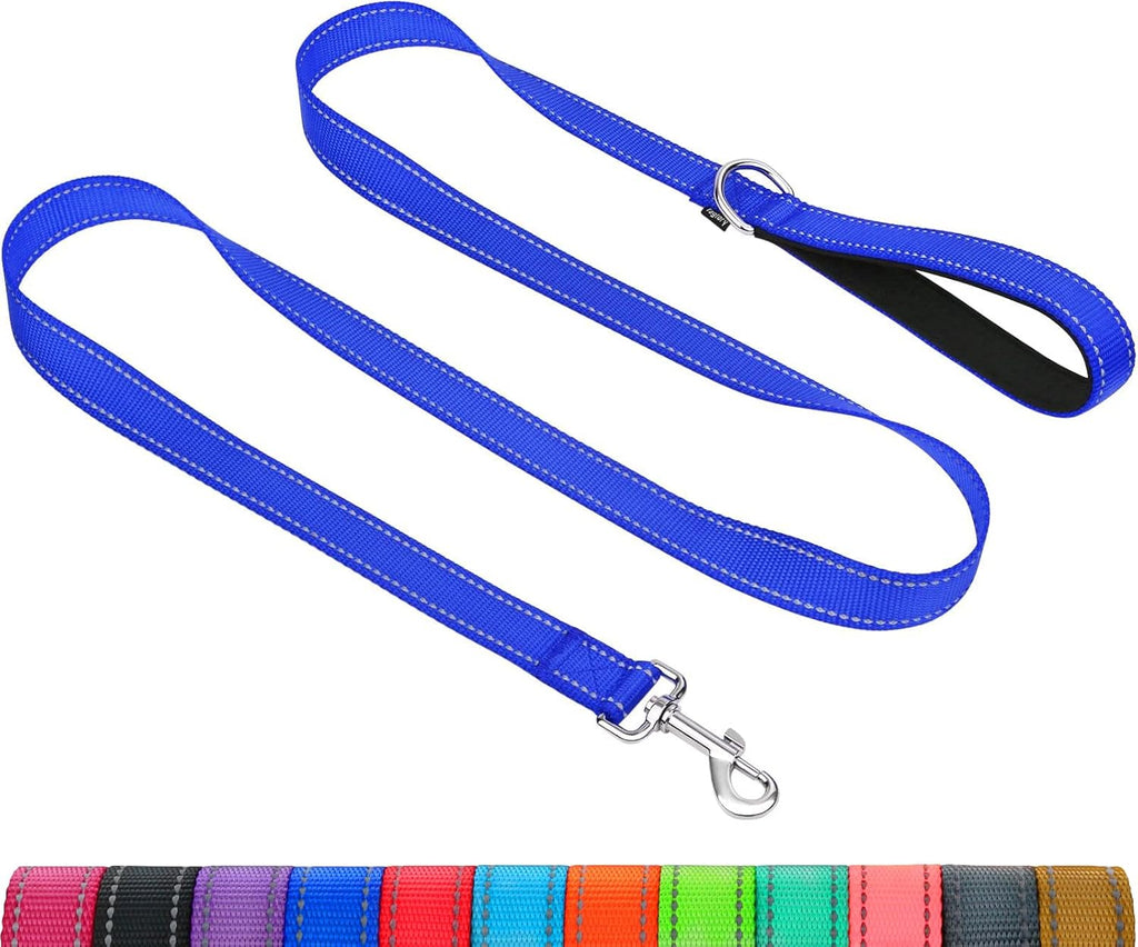 Taglory Hundeleine verstellbar 1,2m-1,8m reflektierend mit gepolsterter Handschlaufe