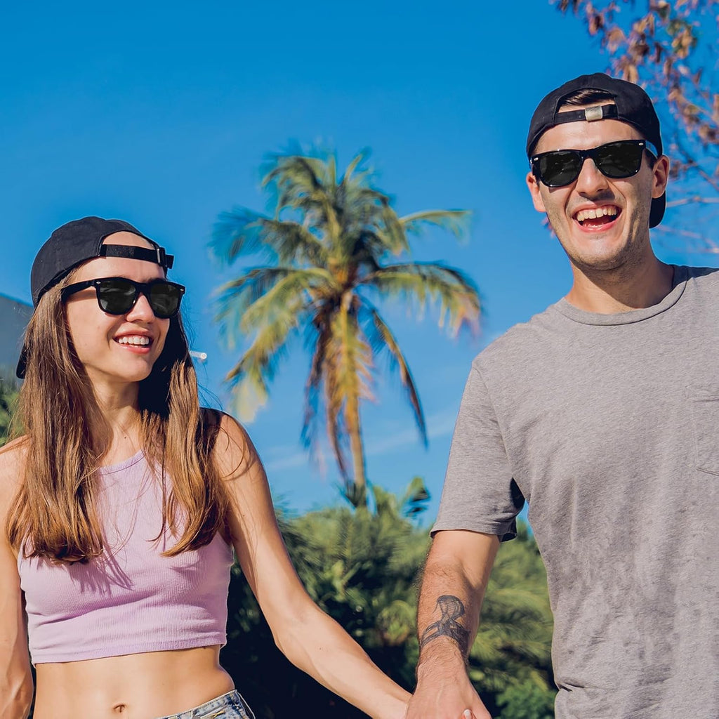 Polarisiert Sonnenbrille Herren Damen eckig UV400 Schutz fuers Autofahren