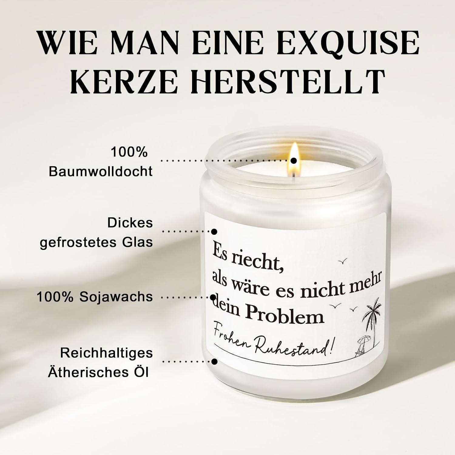 Duftkerze Ich liebe dich Geschenk Valentinstag Paar romantisch