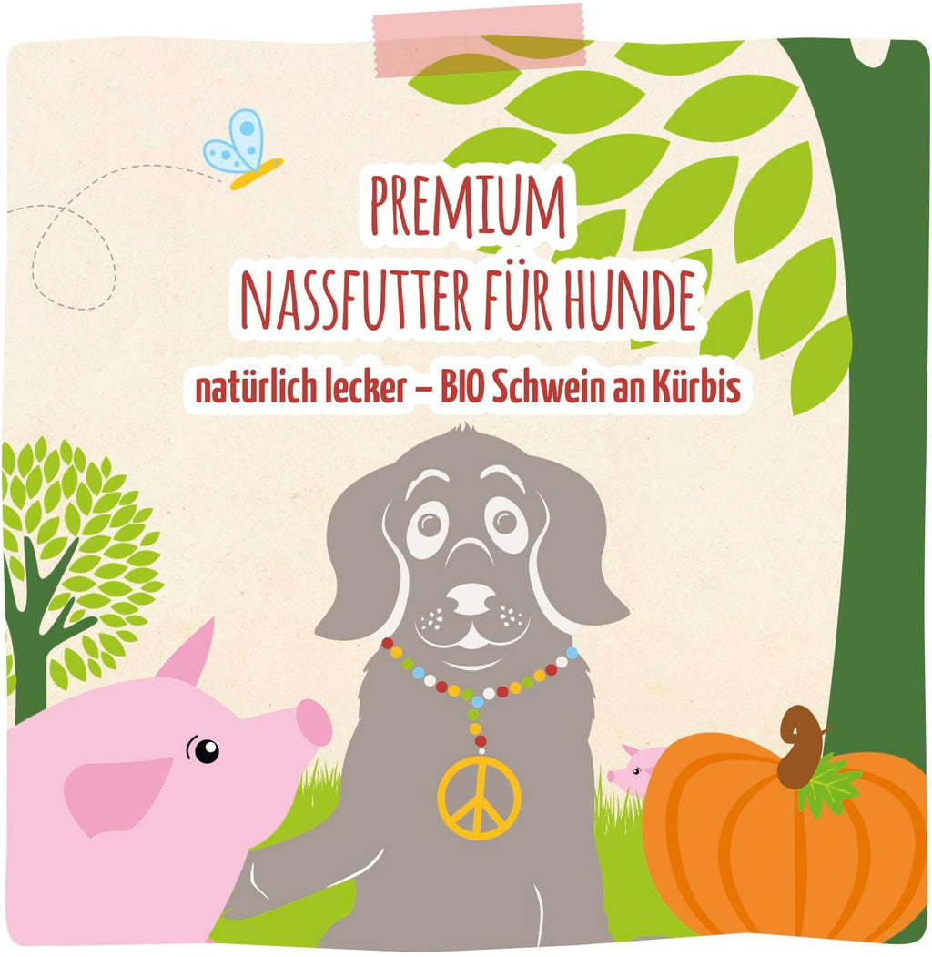 MjAMjAM Hundefutter Nassfutter Bio Huhn mit Moehrchen 6x400g getreidefrei -2
