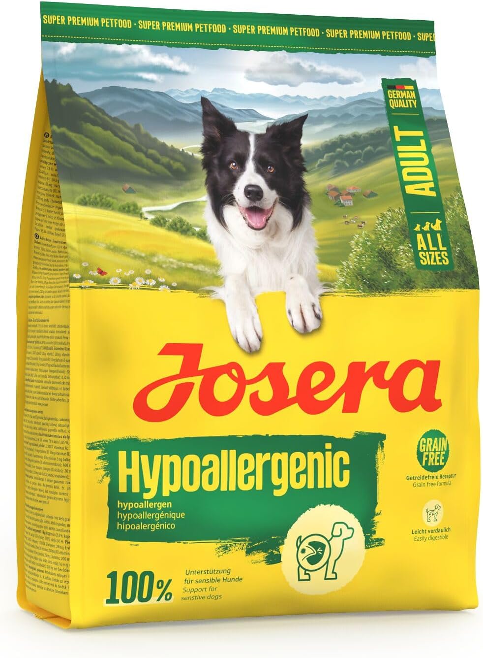 Josera Adult Hypoallergenic Trockenfutter mit Insektenprotein fuer Hunde