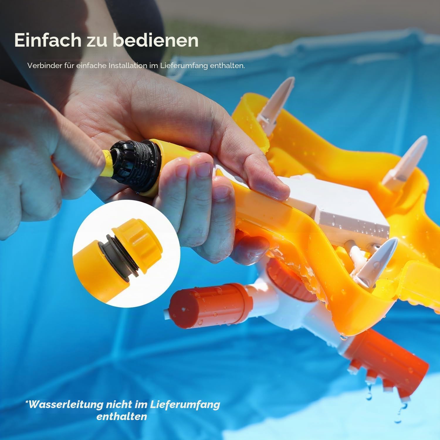 All For Paws Chill-Out Hundewasser-Sprinkler 360° Drehung Garten Spielzeug