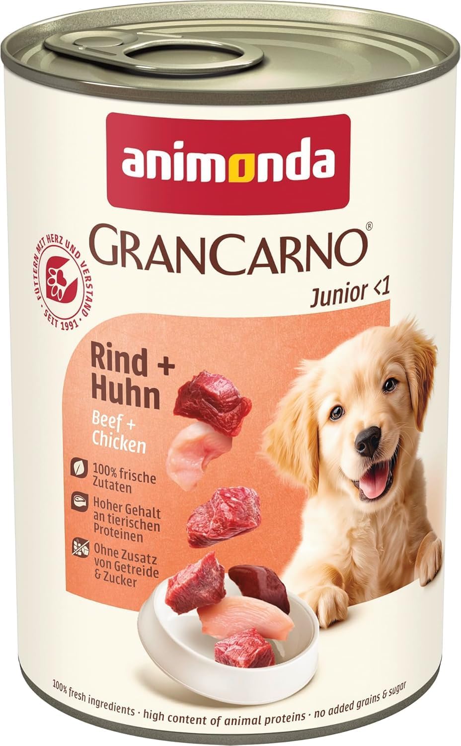 Animonda GranCarno Junior Welpen Nassfutter Rind & Huhn verschiedene Sorten
