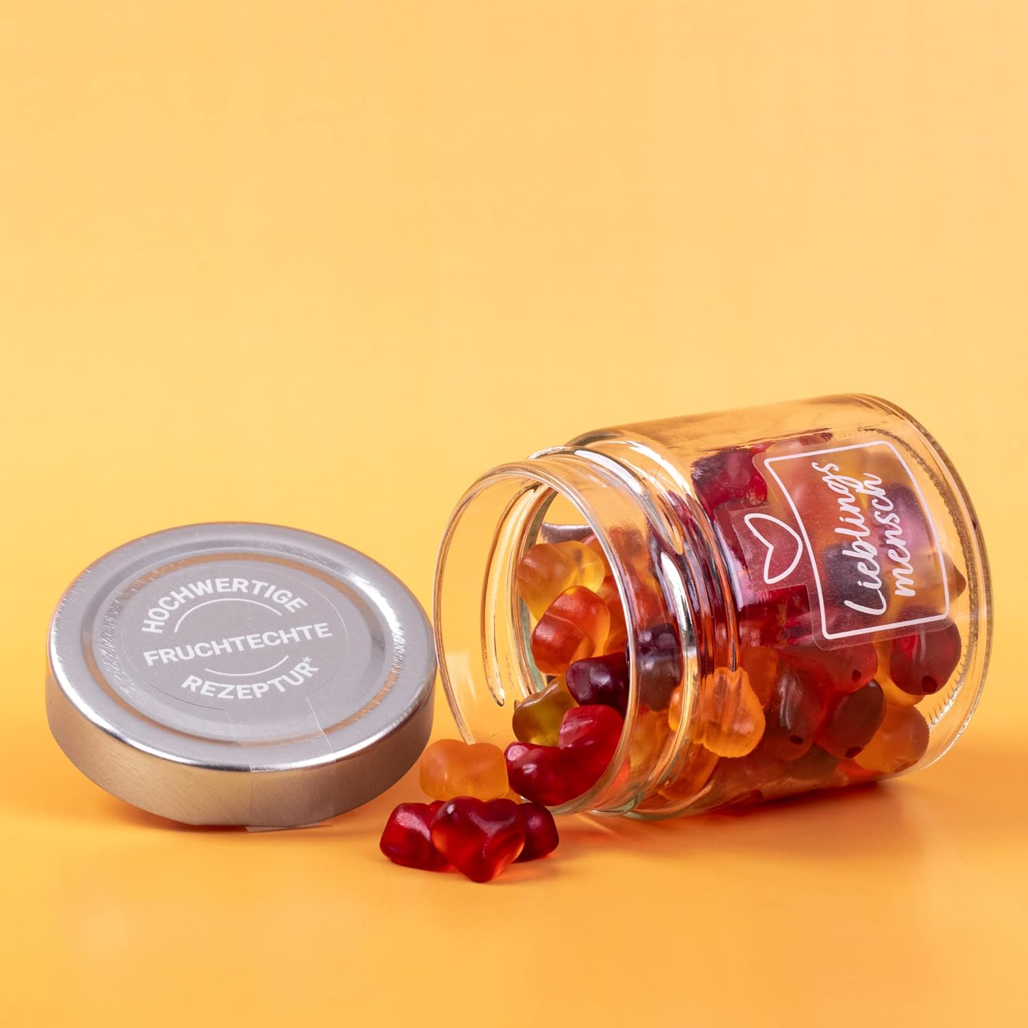 Fruchtgummi Geschenkglas Lieblingsmensch Valentinstag Mitbringsel