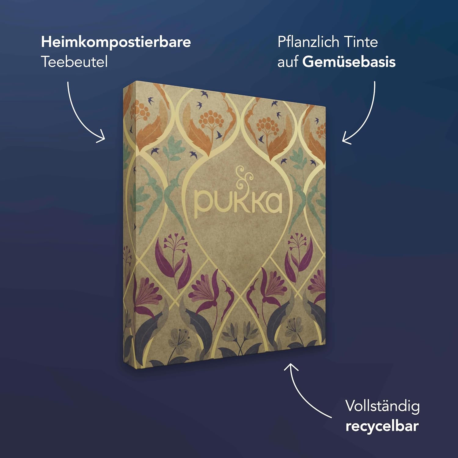 Pukka Bio Tee Geschenkset 45 Beutel 9 Sorten Kraeutertee Teemischung