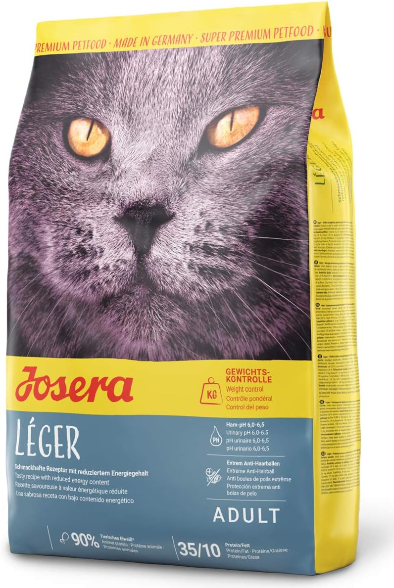 JOSERA Leger Katzenfutter Gefluegel fettarm proteinreich weizenfrei