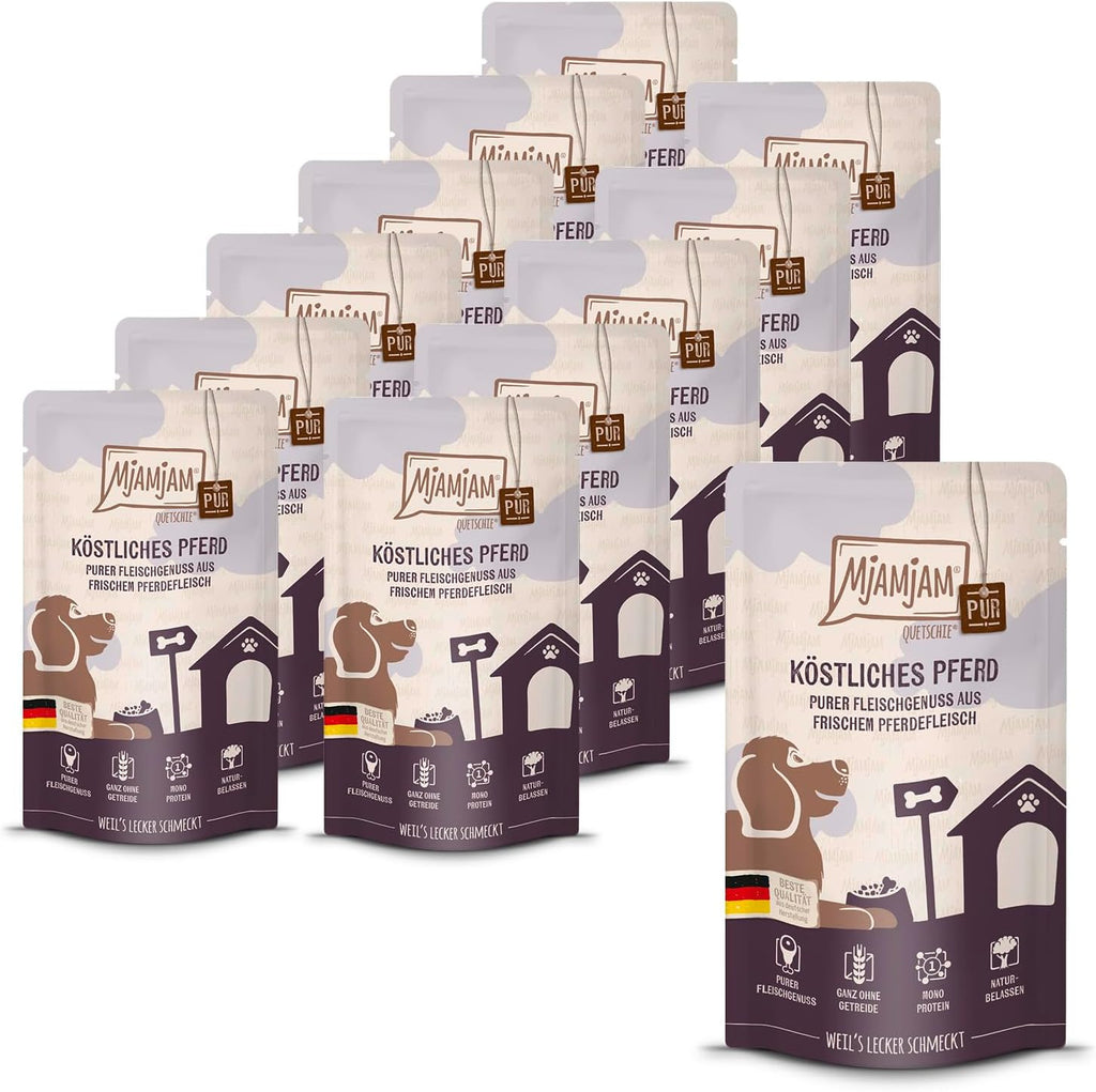 MjAMjAM Nassfutter Hund Pferd 12x125g getreidefrei 125g
