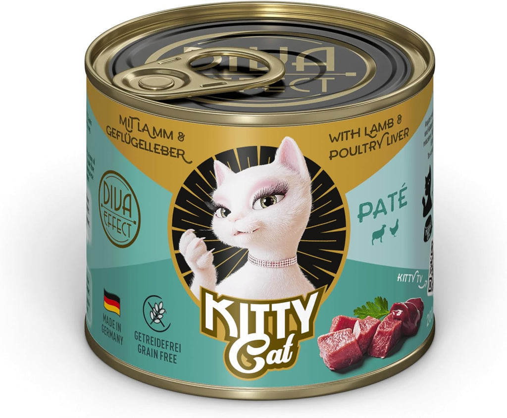 KITTY Katzen Nassfutter Paté Mix 6x400g Packung verschiedene Sorten get