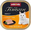 animonda Vom Feinsten Adult Gefluegel+Kalb Katzenfutter 32x100g, verschiedene Sor