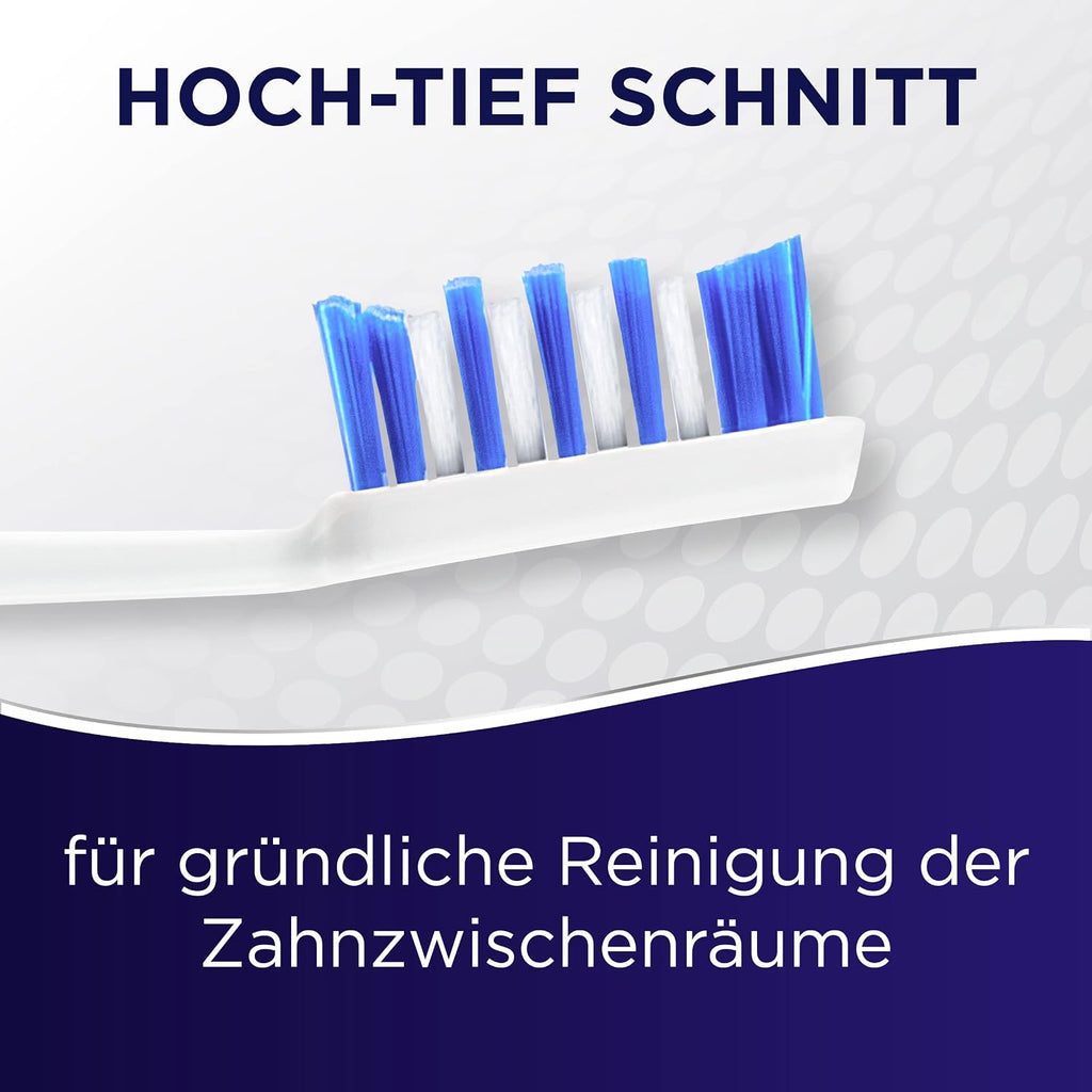 Dr.Best Hoch-Tief Zahnbuerste mittel Vorteilspack gruendliche Reinigung