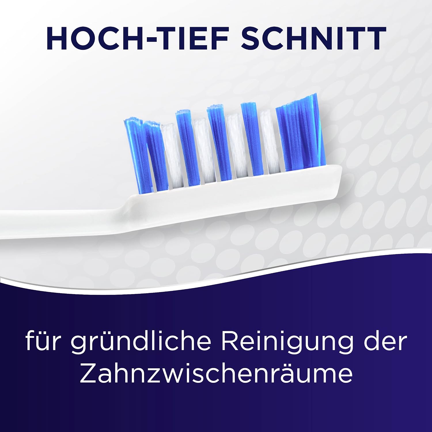 Dr.Best Hoch-Tief Zahnbuerste mittel Vorteilspack gruendliche Reinigung