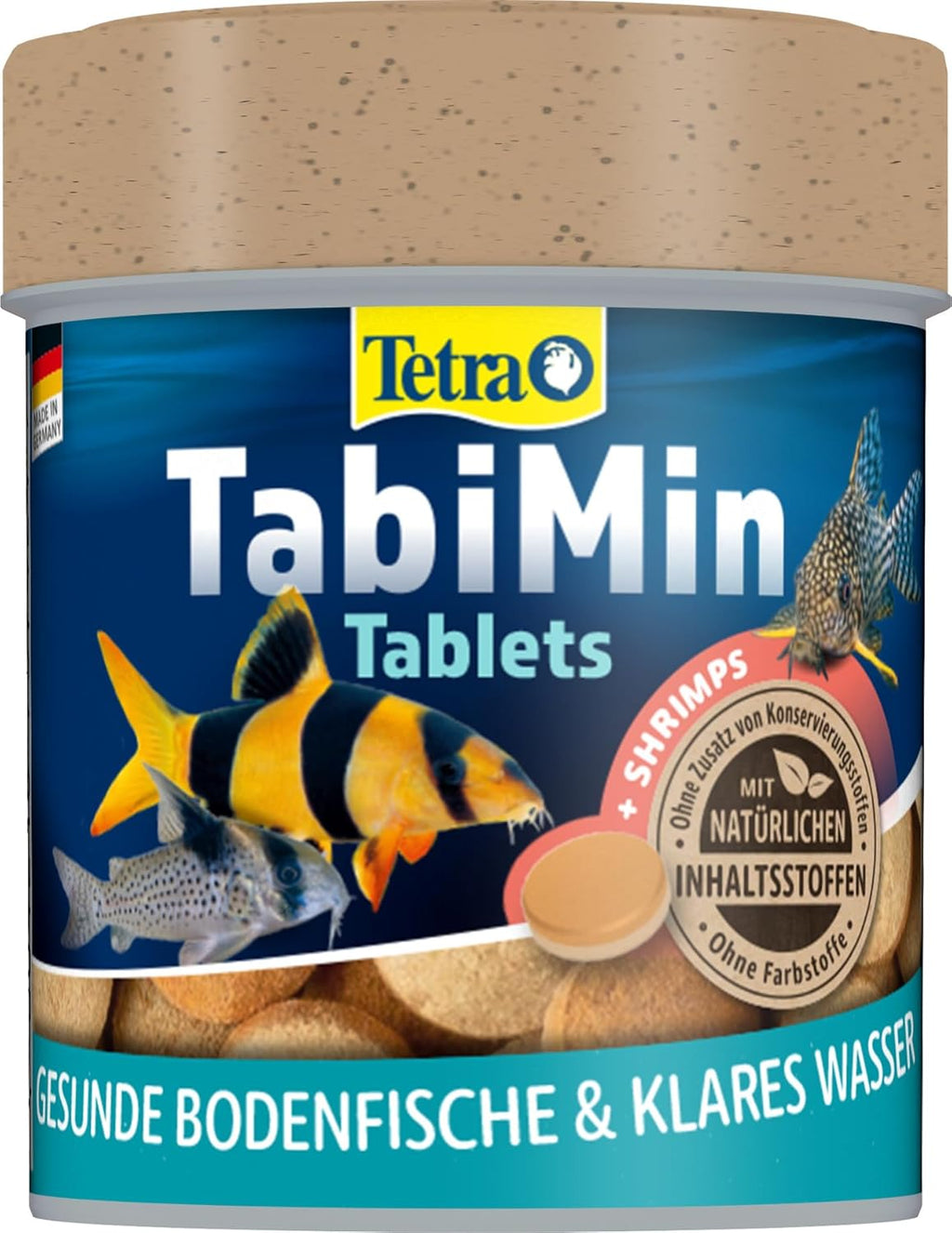 Tetra TabiMin Tabletten Fischfutter fuer Bodenfische Welse Schmerlen