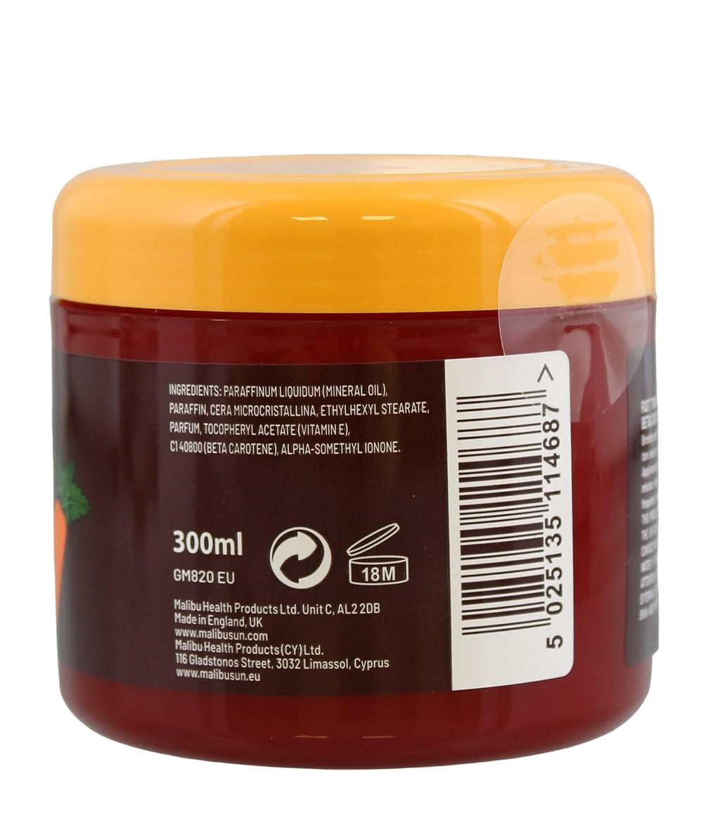 Malibu Fast Tanning Koerperbutter 300 ml mit Beta‑Carotin, wasserfest