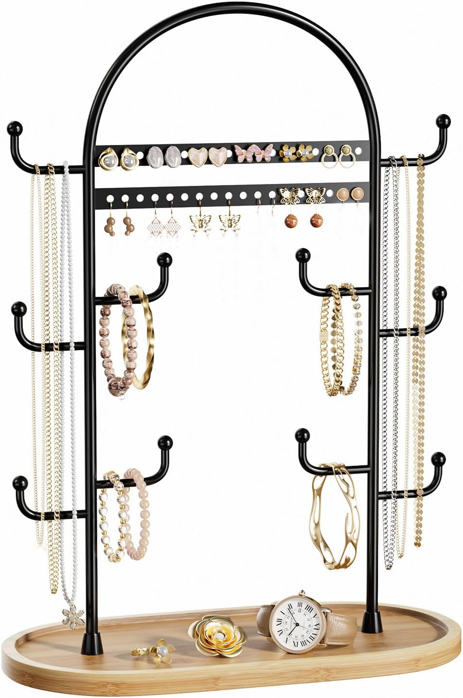 Niffgaff Schmuckstaender Organizer Schmuckaufbewahrung Jewelry Organizer