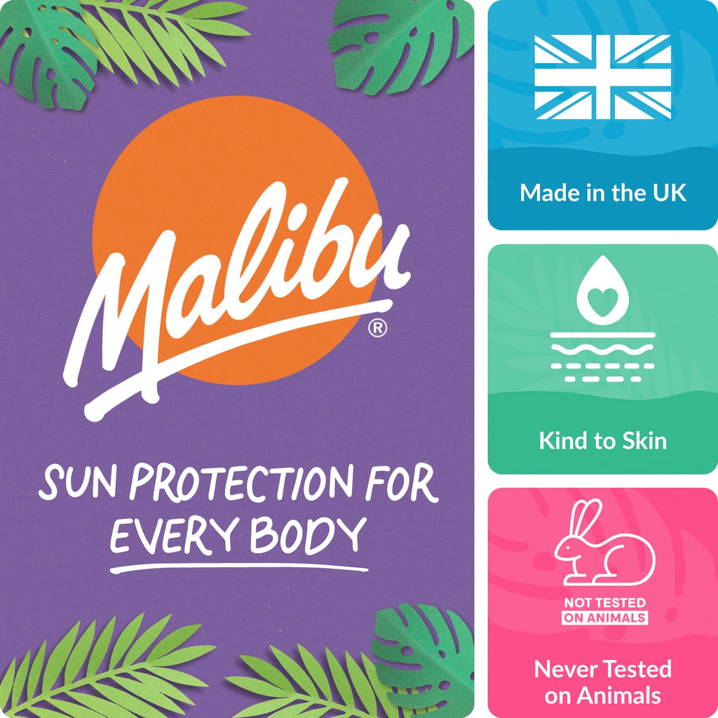 Malibu Fast Tanning Koerperbutter 300 ml mit Beta‑Carotin, wasserfest