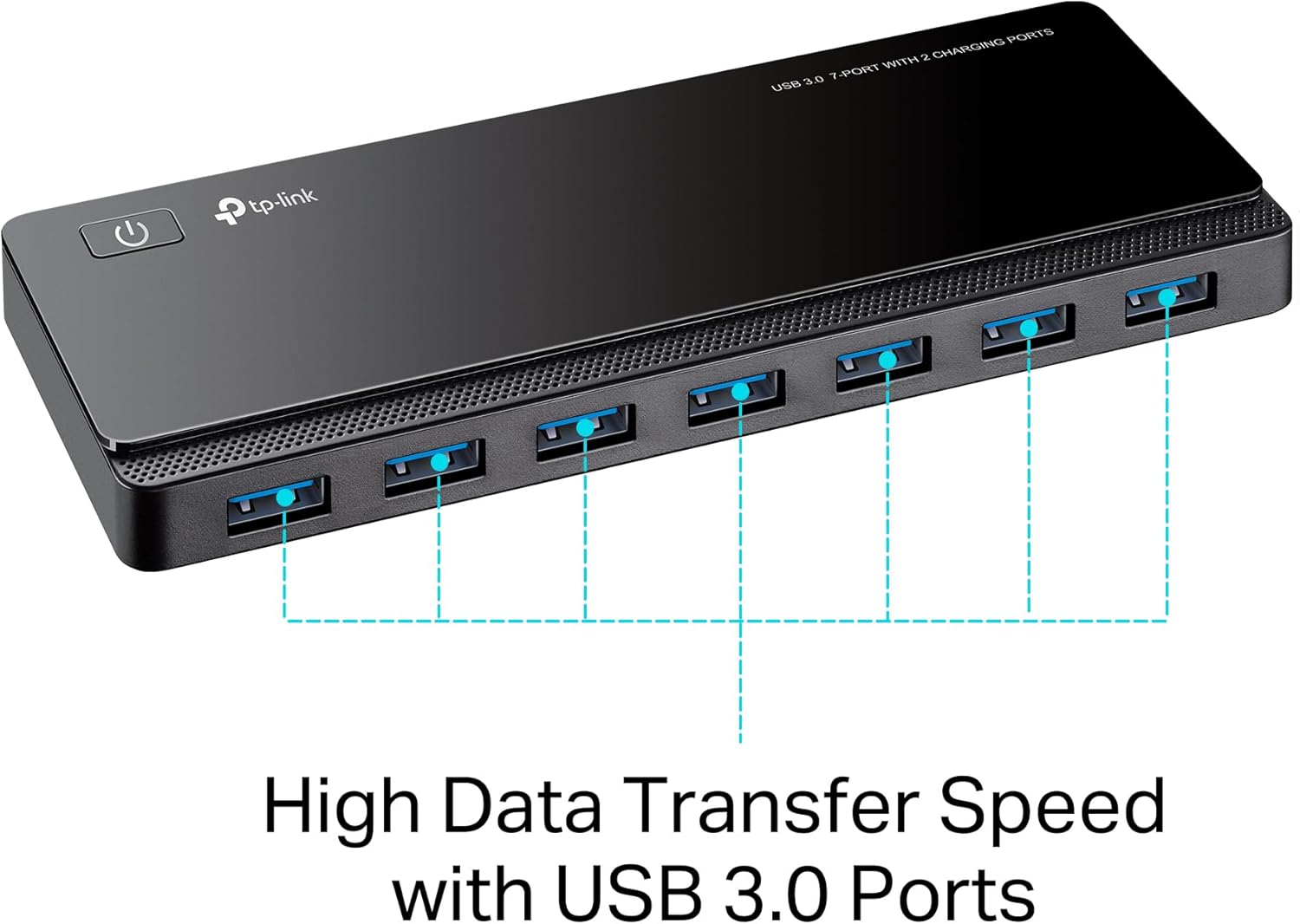 TP-Link UH700 7‑Port USB 3.0 Hub mit Netzteil USB-Verteiler