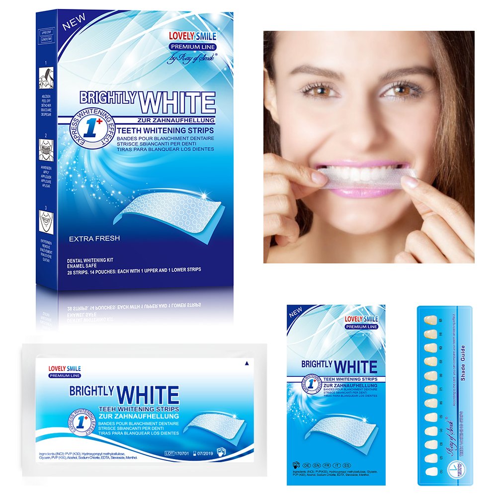 Lovely Smile Bleaching Strips Zahnaufhellungsstreifen 28 Stueck