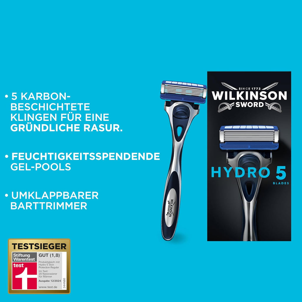 Wilkinson Hydro 5 Rasierer Set mit Griff und 13 Klingen