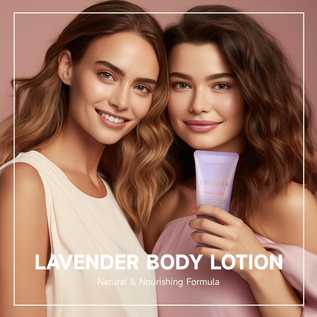 BODY & EARTH Geschenkbox Frauen 5-teilig Rose Geburtstagsgeschenk Freundin