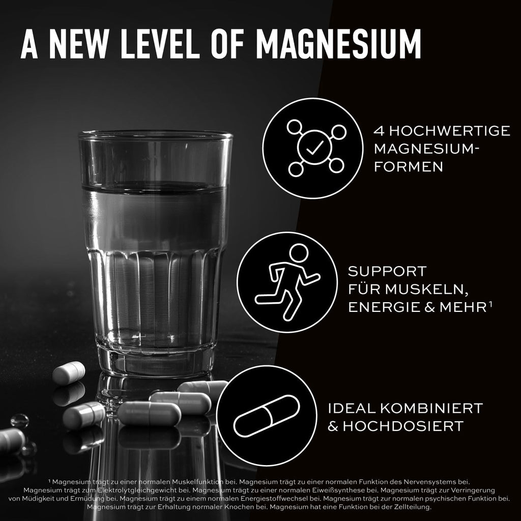 ESN Magnesium Complex 90 Kapseln 323 mg pro Tag 4‑in‑1 Formel Made in Germany