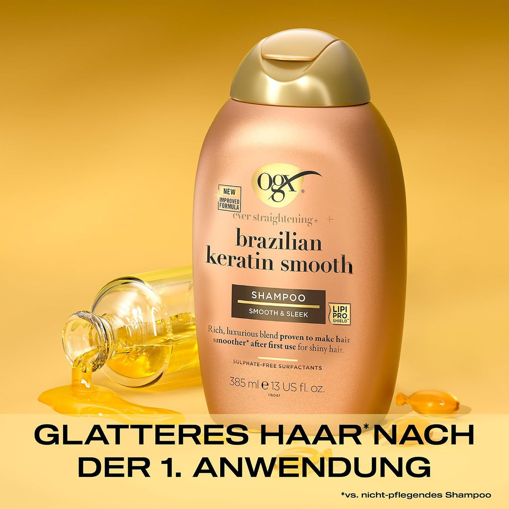 OGX Brazilian Keratin Smooth Shampoo Kokos Avocado