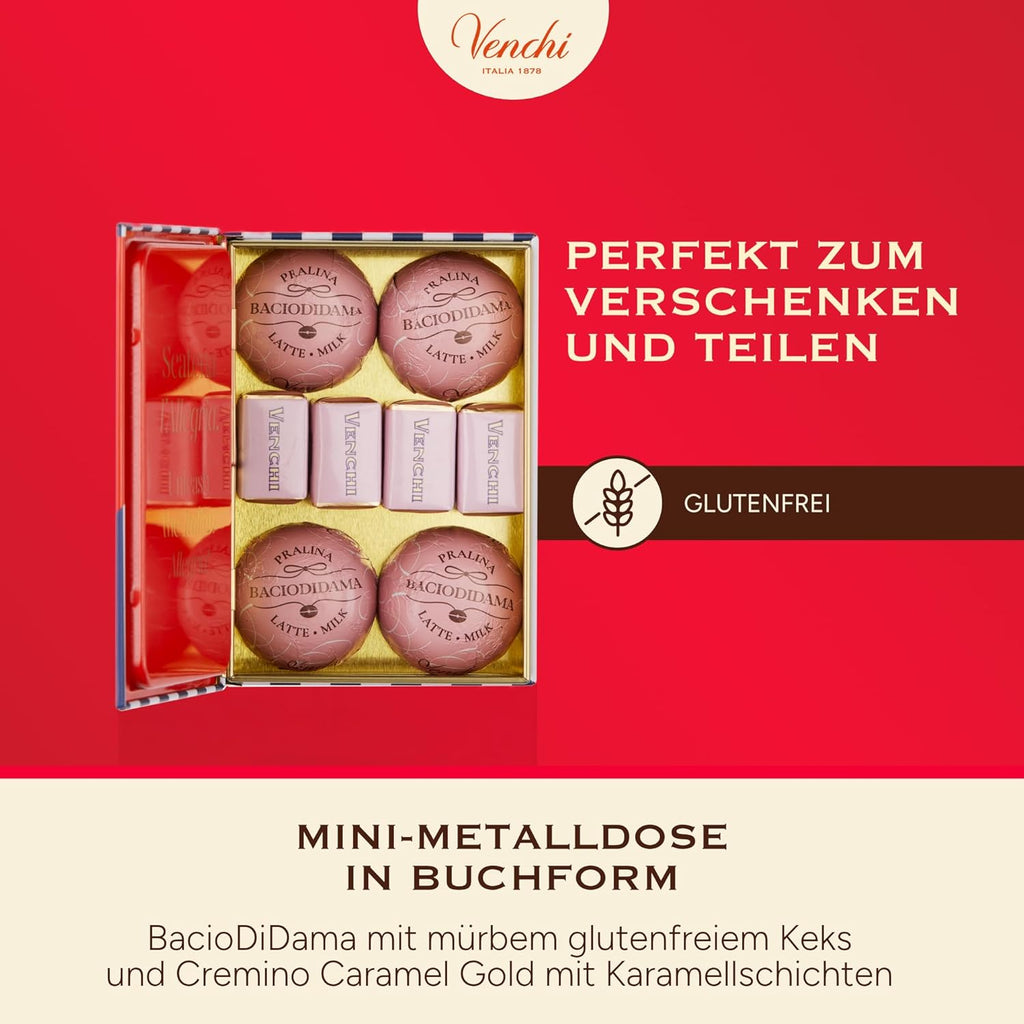 Venchi Mini Taeschchen Pralinen glutenfrei Valentinstag Geschenk