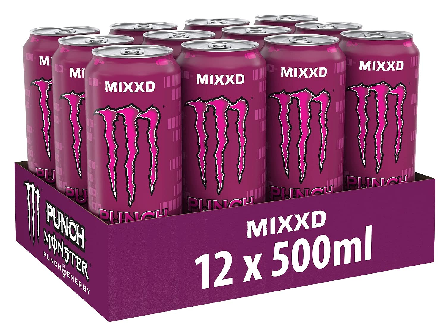 Monster Energy Pipeline Punch, 12x500 ml, Einweg-Dose, mit einem Mix aus Maracuj