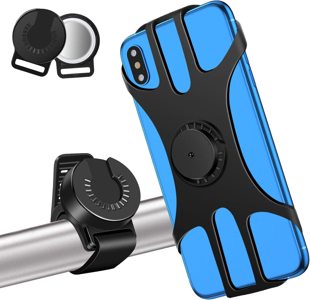 Universal Silikon Fahrrad Handyhalterung 360° drehbar Lenkerhalter