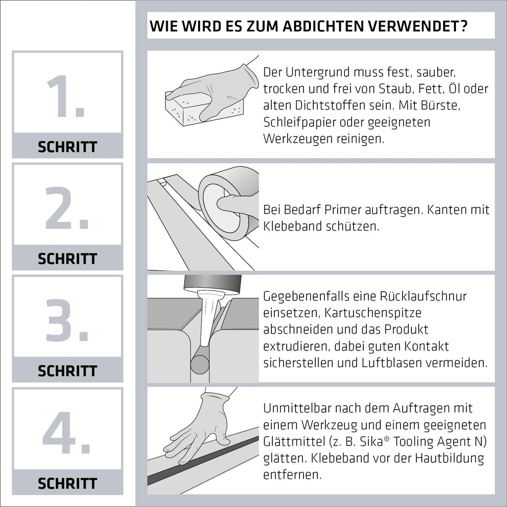 Sikaflex 11 FC Purform Kleb- und Dichtstoff Weiss