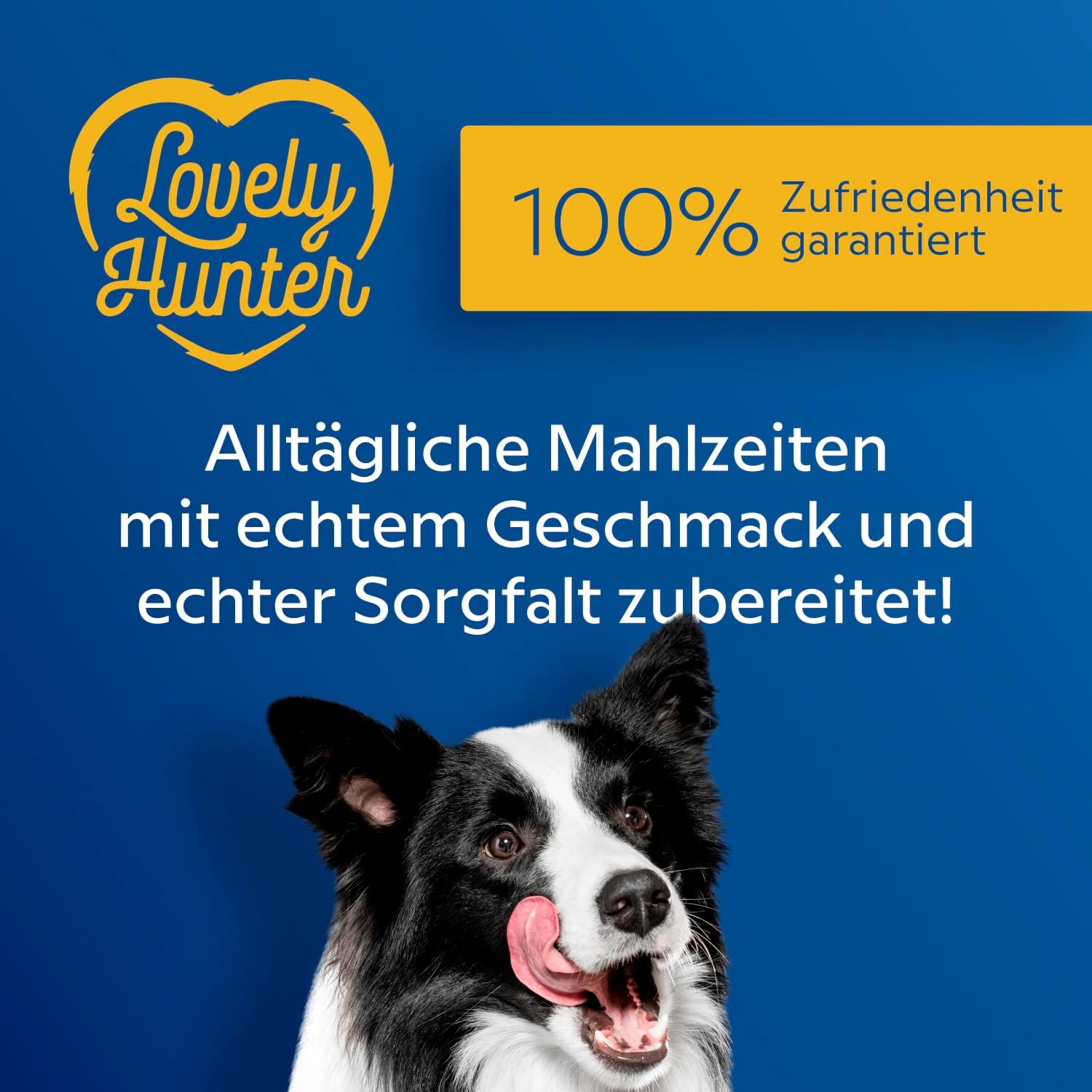 Lovely Hunter Nassfutter Huhn Sauce 12x85g fuer erwachsene Hunde verschiedene Sor