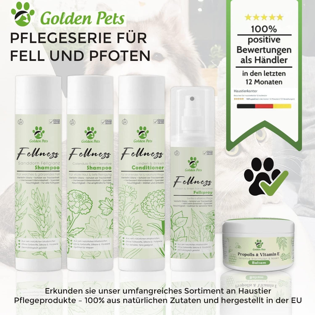Golden Pets Pfotenbalsam Stick mit Propolis und Avocado - Nasenschutz