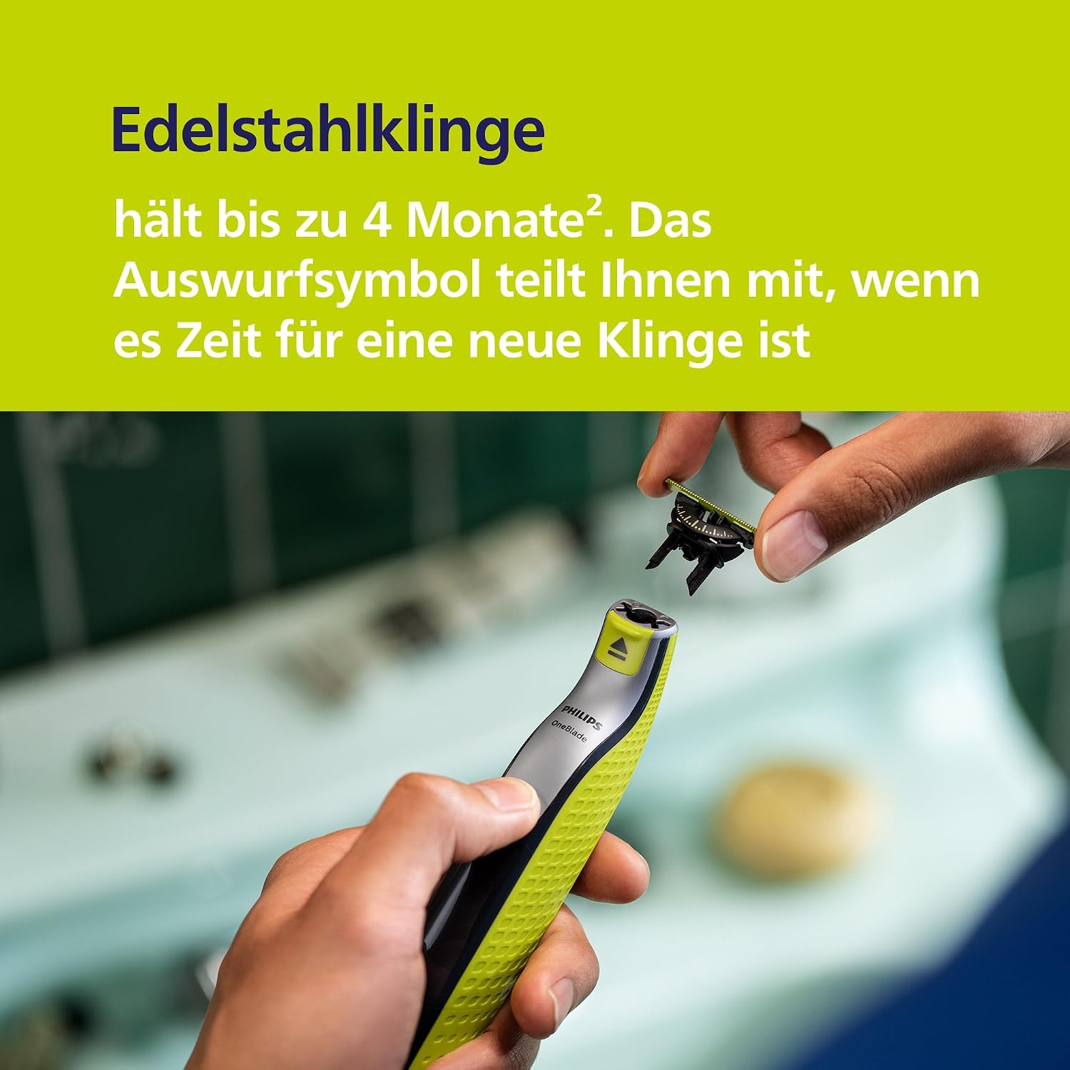 Philips OneBlade 360 QP2834 Gesicht und Koerper Rasierer Trimmer nass/trocken